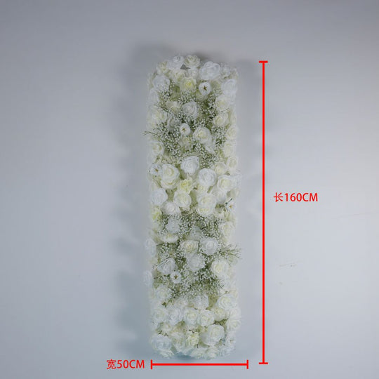 HP001 Floral Rows Arch Flower Runners Backdrop for Wedding Decoration by Super-Event
