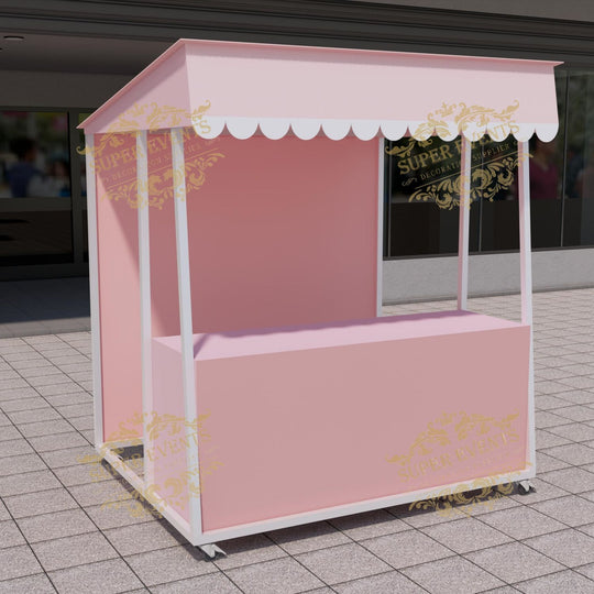 Mobile Trade Show Promotion Kiosk Booth Tent with Wheels - Custom Color