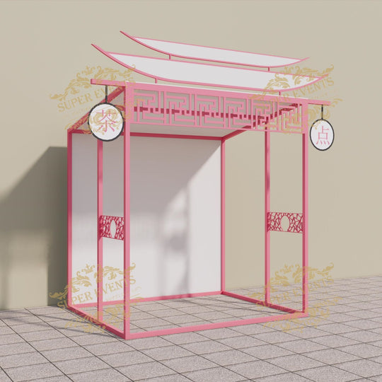 Mobile Trade Show Promotion Kiosk Booth Tent with Wheels - Custom Color