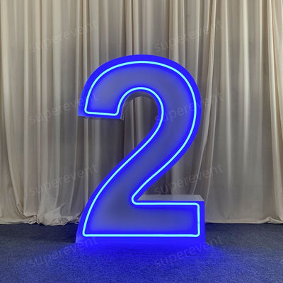 Metal Vintage RGB 4ft Marquee Letter Numbers Freestanding Custom 26 Letters