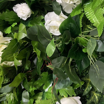 HE-BD057 5D Fabric Artificial Flower Backdrop Rolling Up Curtain Flower Wall - 8ft*8ft