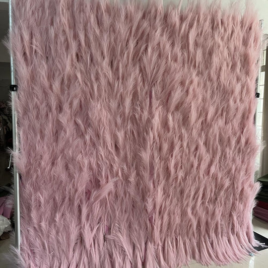 HE-BD114 3D Pampas Backdrop Rolling Up Curtain Flower Wall - 8ft*8ft