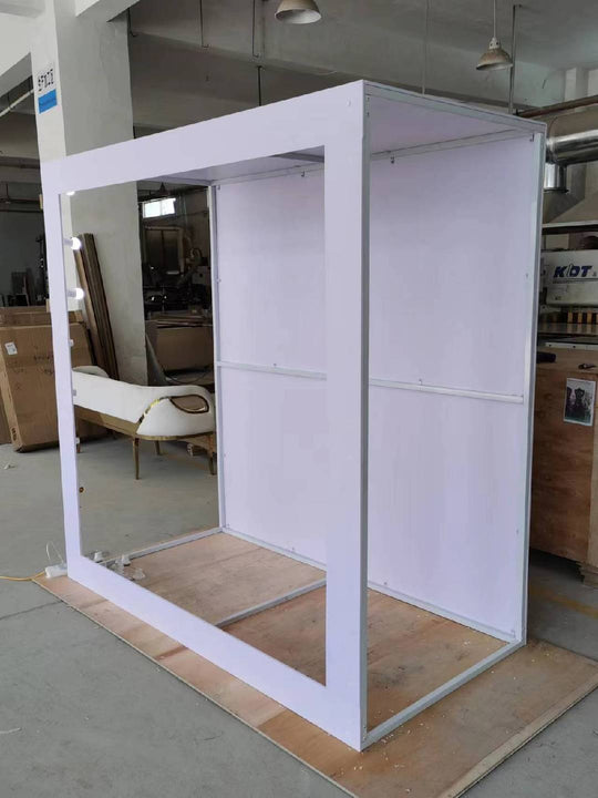 Premium Vogue Style Magazine Photo Booth Box - Professional PVC Photo Backdrop for Weddings &amp; Gala Events