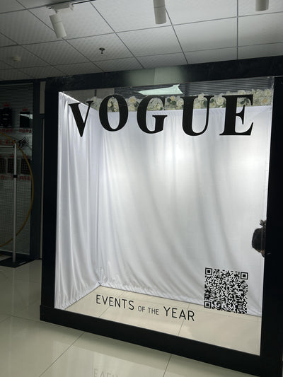 Weddings Photography Background Aluminum+PVC Magazine Photo Booth Box Backdrop Event Vogue Booth