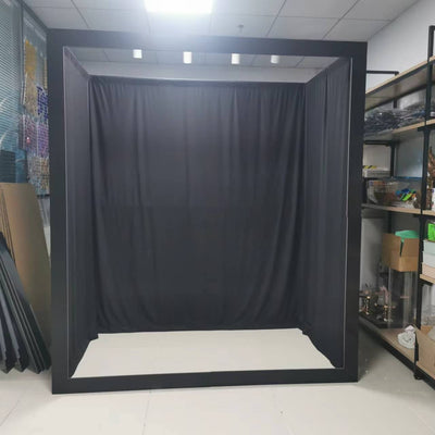 Weddings Photography Background Aluminum+PVC Magazine Photo Booth Box Backdrop Event Booth