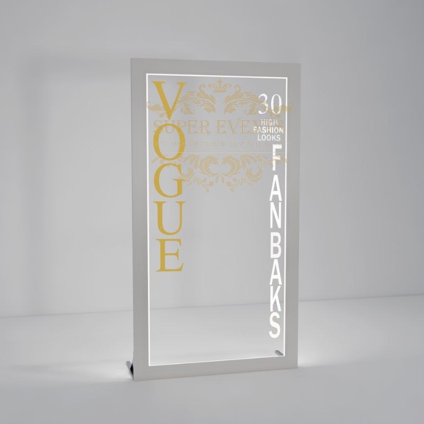 New Design Vogue Photo Booth Photography Background Event Props