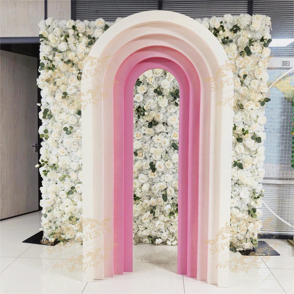 Arched Backdrop Set / Custom 3D PVC Arch Backdrop - Multicolor