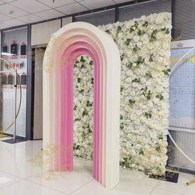 Arched Backdrop Set / Custom 3D PVC Arch Backdrop - Multicolor