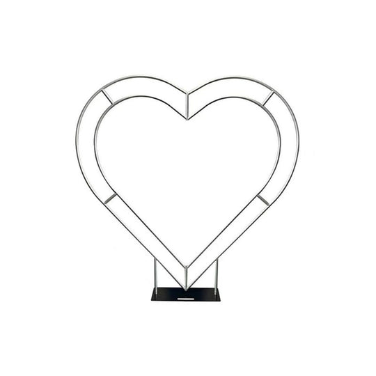 Heart Shaped Wedding Arch Flower Backdrop Arch Flower Runners Floral Arrangement