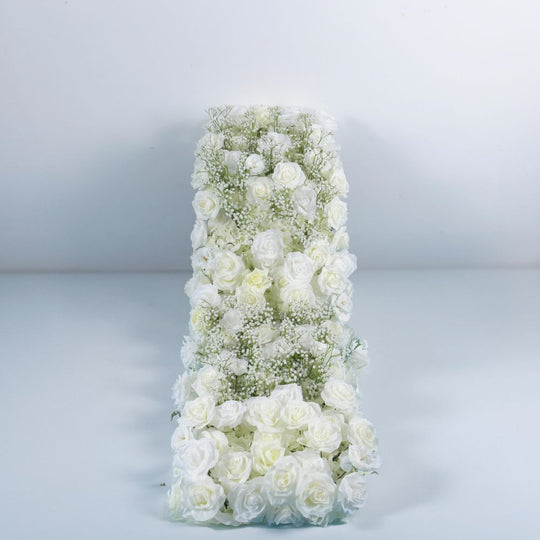 HP001 Floral Rows Arch Flower Runners Backdrop for Wedding Decoration by Super-Event