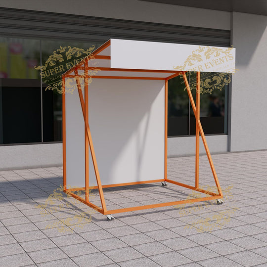Metal Mobile Trade Show Promotion Kiosk Booth Tent with Wheels - Custom Color