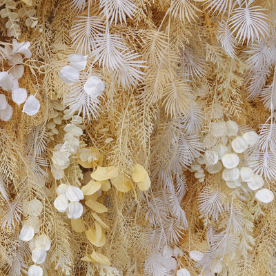 HE-BD028 5D Feather Backdrop Rolling Up Curtain Flower Wall - 8ft*8ft