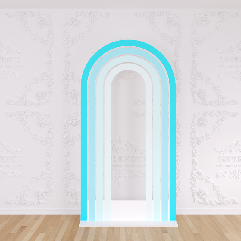 Arched Backdrop Set / Custom 3D PVC Arch Backdrop - Multicolor