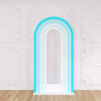Arched Backdrop Set / Custom 3D PVC Arch Backdrop - Multicolor