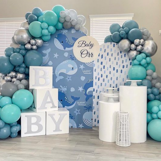 Letter Boxes A-Z for Boys Girls Baby Shower Decoration by Super-Event
