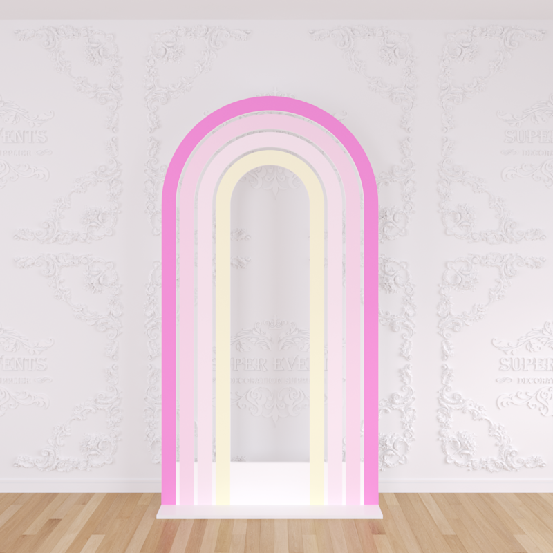 Arched Backdrop Set / Custom 3D PVC Arch Backdrop - Multicolor ...