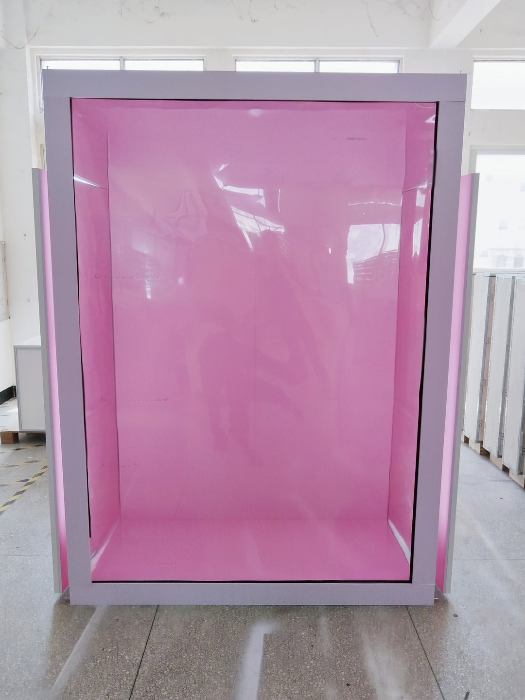 Weddings Photography Background PVC Magazine Photo Booth Box with Doors