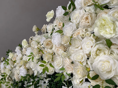 BD-015 3D Fabric Artificial Flower Backdrop Rolling Up Curtain Flower Wall - 8ft*8ft