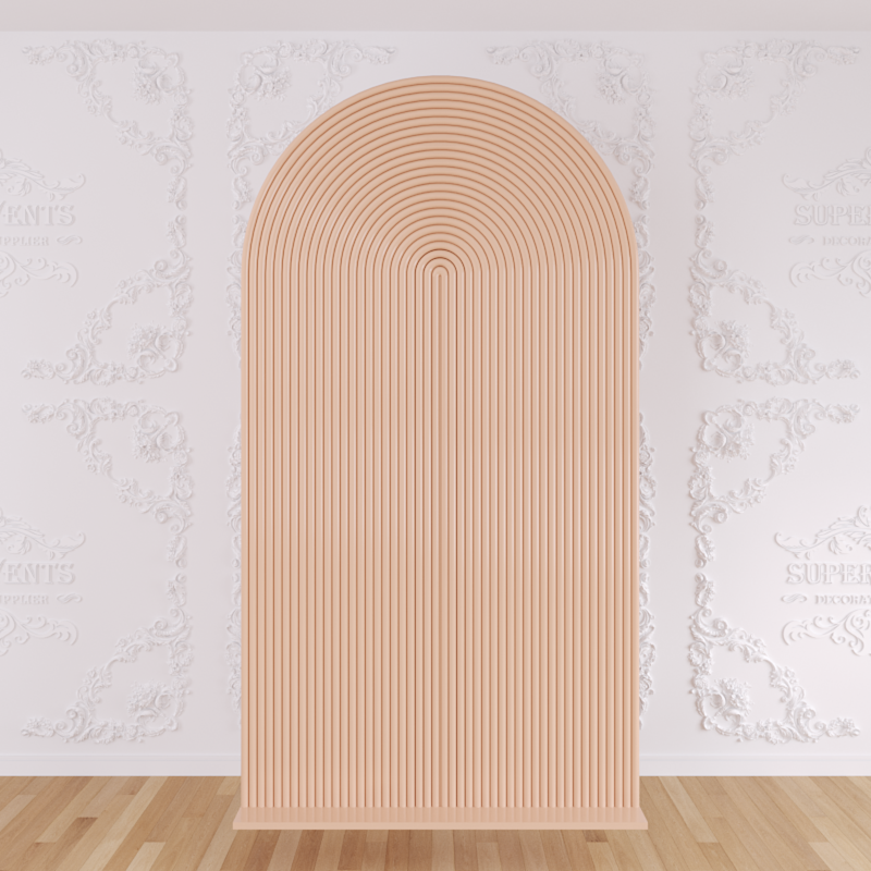 Arched Backdrop Set / Custom 3D PVC Arch Backdrop - Multicolor