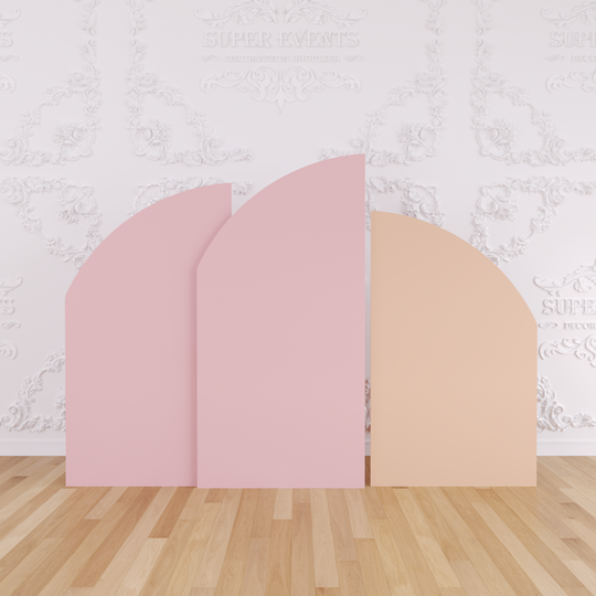 Arched Backdrop Set / Custom 3D PVC Arch Backdrop - Multicolor