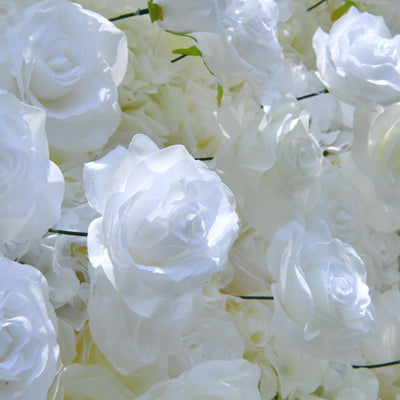 BD060-1 5D Fabric Artificial Flower Backdrop Rolling Up Curtain Flower Wall - 8ft*8ft