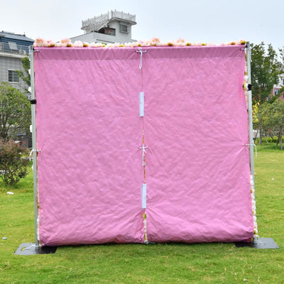 BD-121 3D Fabric Artificial Flower Backdrop Rolling Up Curtain Flower Wall - 8ft*8ft