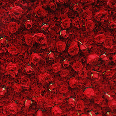 BD-041 3D Fabric Artificial Flower Backdrop Rolling Up Curtain Flower Wall - 8ft*8ft