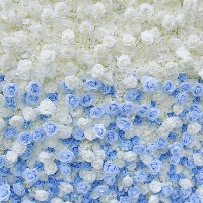 BDJ-105 5D Fabric Artificial Flower Backdrop Rolling Up Curtain Flower Wall - 8ft*8ft