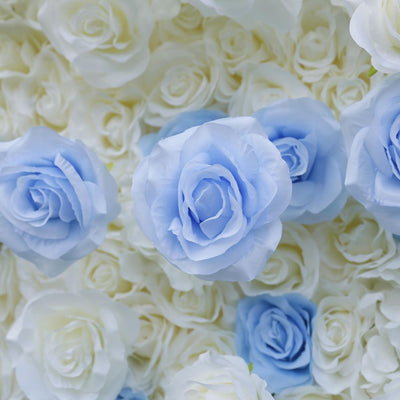 BDJ-105 5D Fabric Artificial Flower Backdrop Rolling Up Curtain Flower Wall - 8ft*8ft