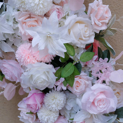 Heart Shaped Wedding Arch Flower Backdrop Arch Flower Runners Floral Arrangement