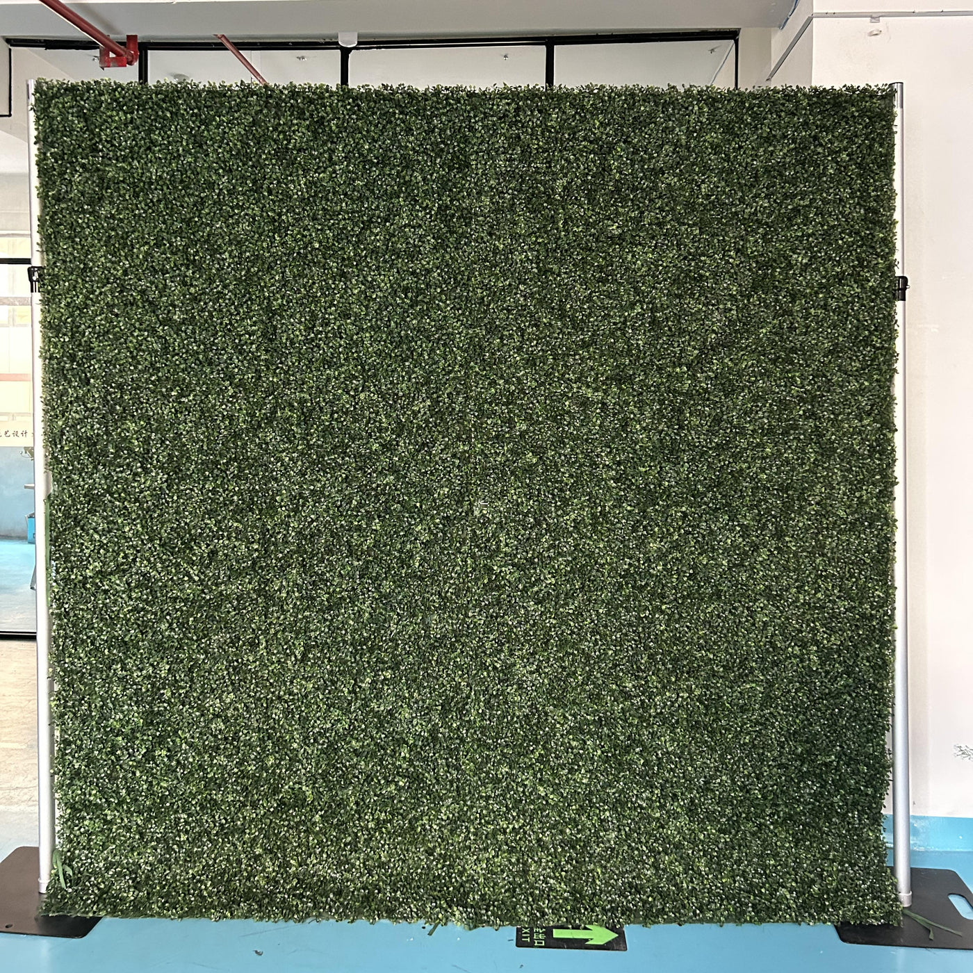 2D Fabric Artificial Green Wall Rolling Up Curtain Flower Wall - 8ft*8ft