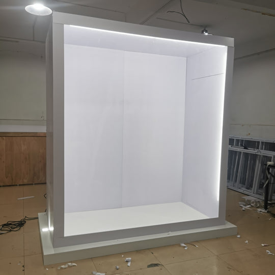 Premium Vogue Style Magazine Photo Booth Box - Professional PVC Photo Backdrop for Weddings &amp; Gala Events