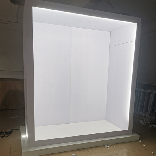 Premium Vogue Style Magazine Photo Booth Box - Professional PVC Photo Backdrop for Weddings &amp; Gala Events
