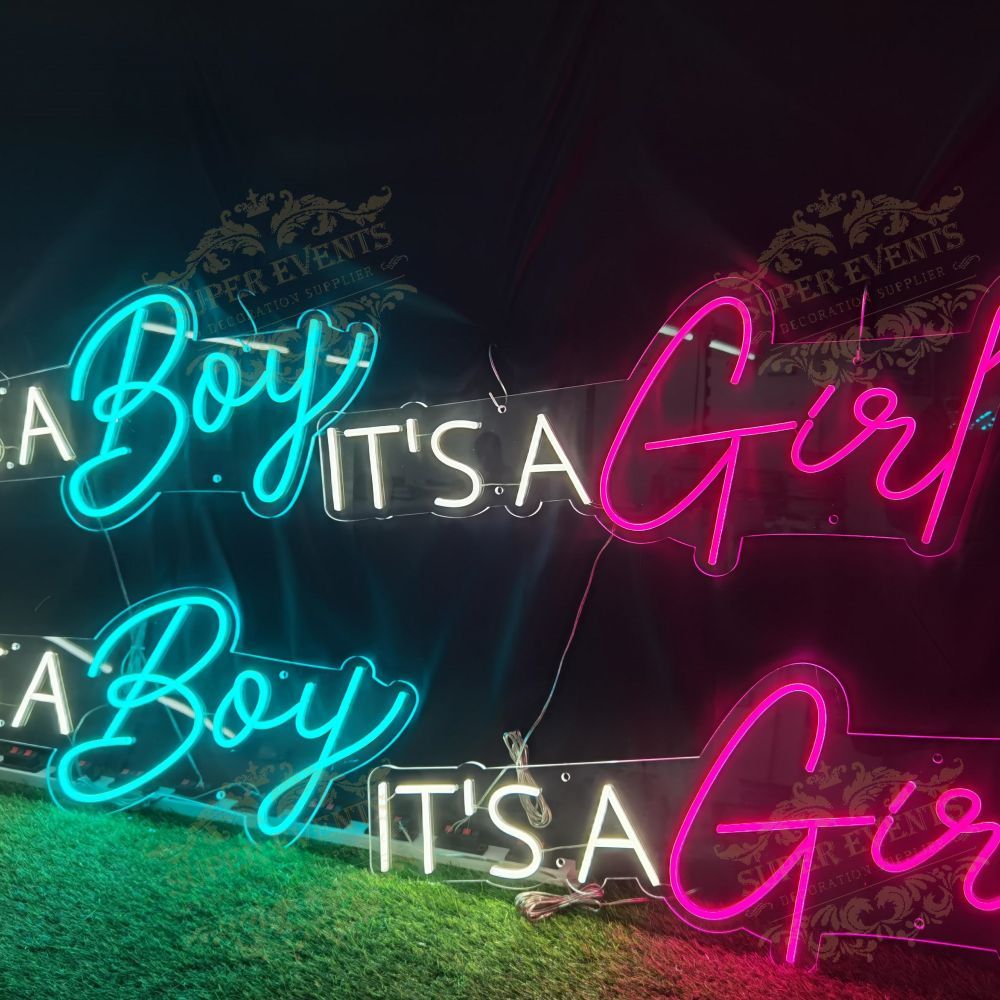 Custom Led Neon Sign Light - Choose your Size and Color! – Supereventdecor