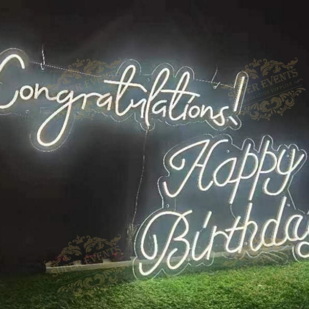 Custom Led Neon Sign Light - Choose your Size and Color!
