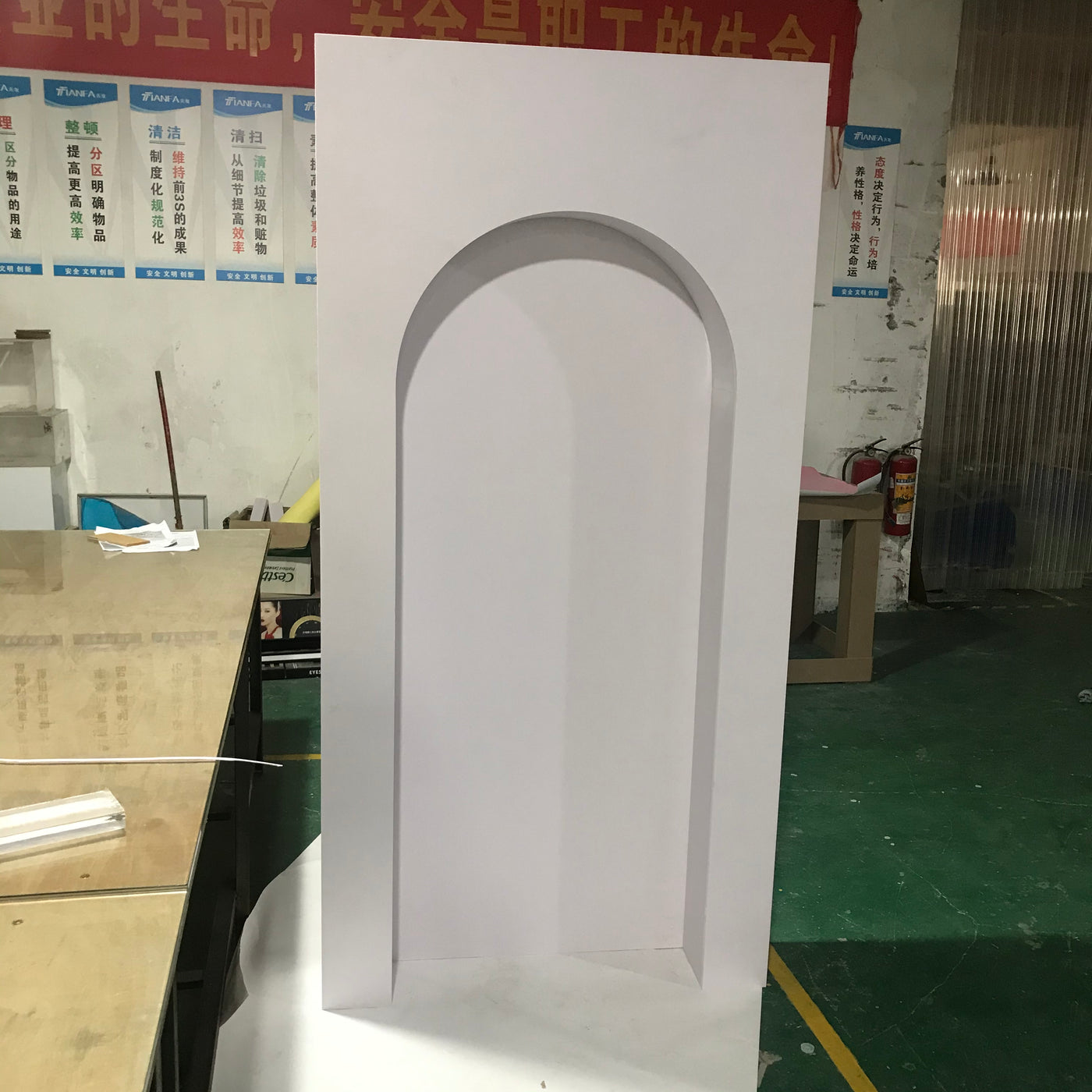 Pvc Arch Event Decor Backdrop - White