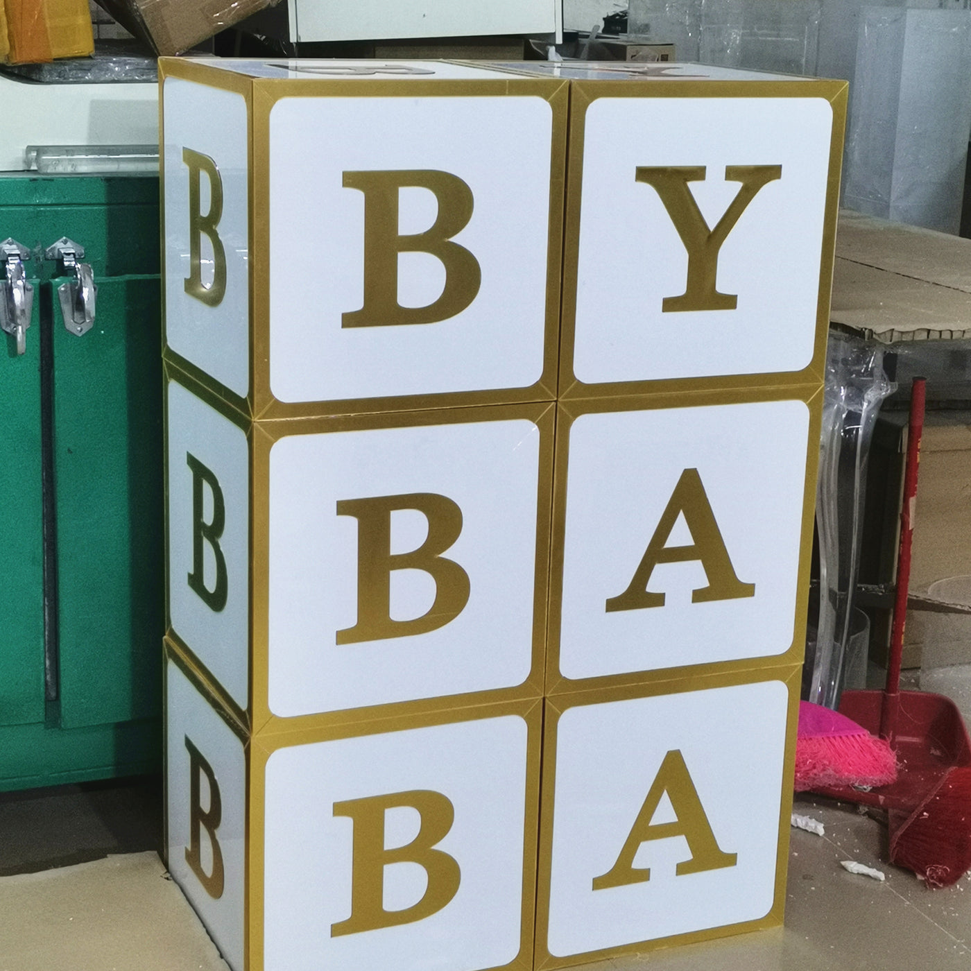Letter Boxes A-Z for Boys Girls Baby Shower Decoration by Super-Event