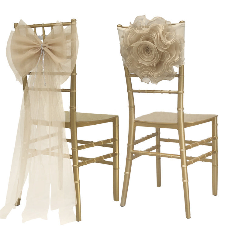 Luxury Chair Sashes Wedding Decorative Sashes for Wedding Chair