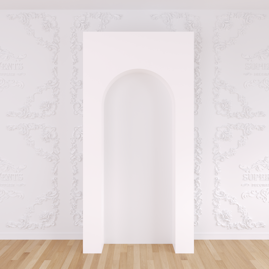 Pvc Arch Event Decor Backdrop - White