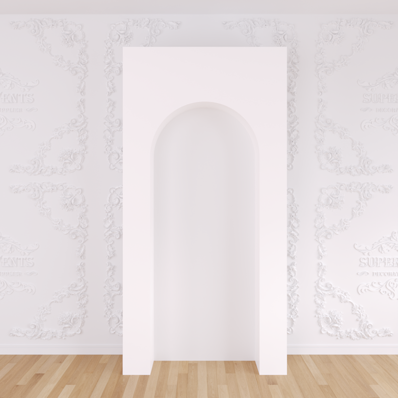 Pvc Arch Event Decor Backdrop - White