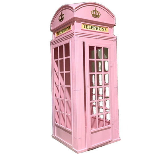 London Telephone Booth English Phone Box - Black