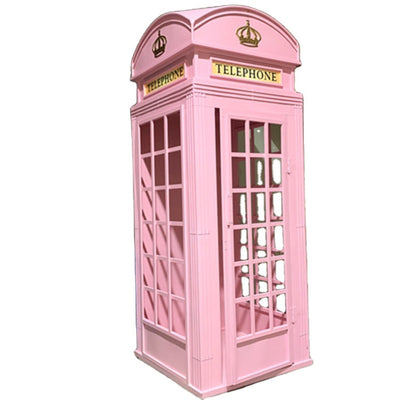 London Telephone Booth English Phone Box - Black