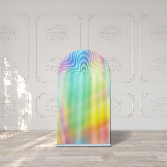 Arched Backdrop Set / Custom 3D PVC Arch Backdrop - Multicolor