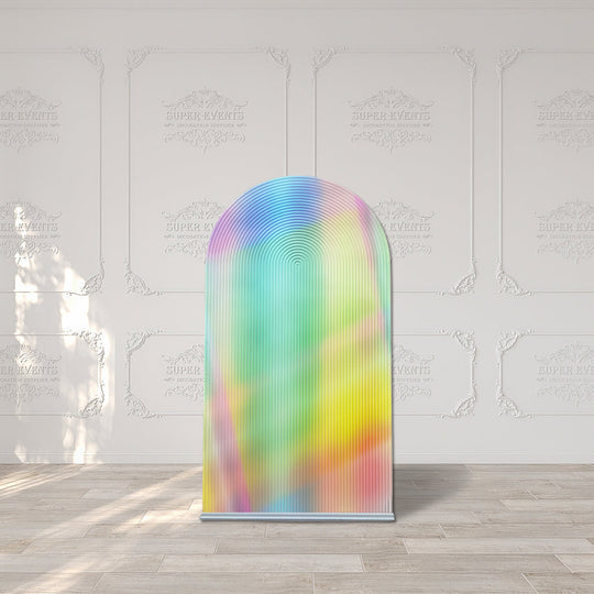 Arched Backdrop Set / Custom 3D PVC Arch Backdrop - Multicolor