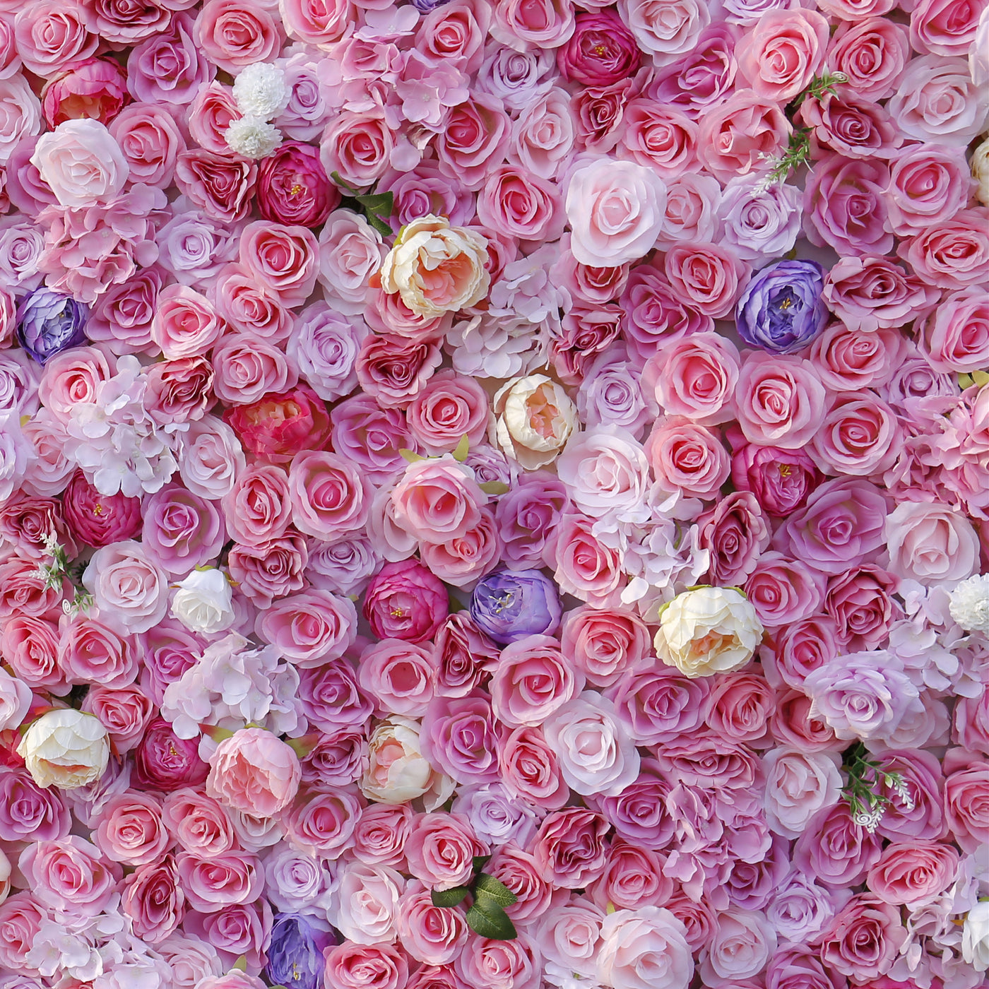 BD-013 3D Fabric Artificial Flower Backdrop Rolling Up Curtain Flower Wall - 8ft*8ft