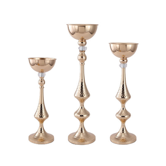 Mermaid Shaped Vase Wedding Table Centerpieces - Gold/Silver