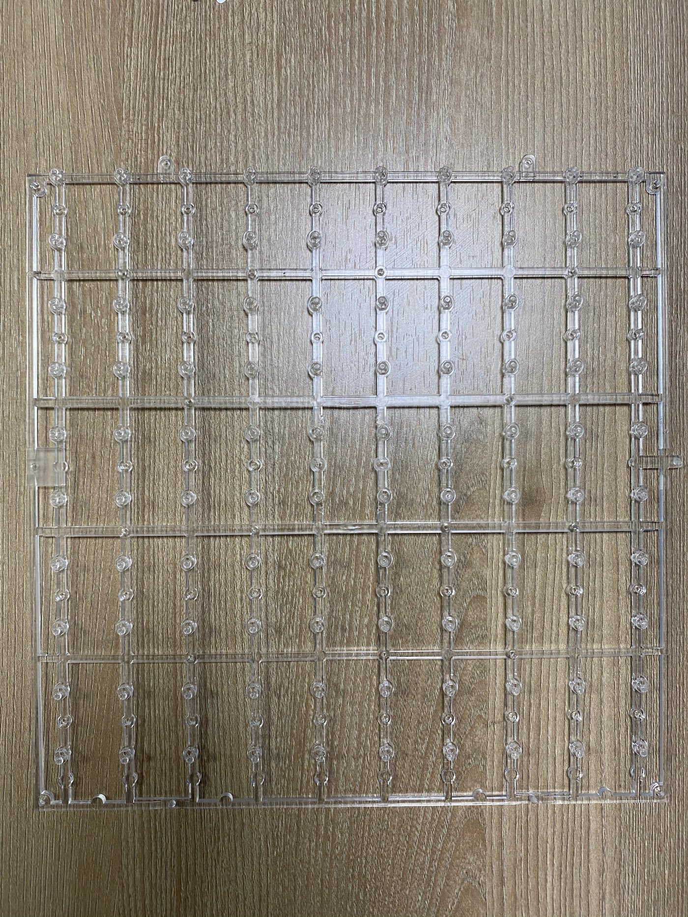 Easy Connect Shimmer Wall Panels / Transparent Grid Backing & Square Sequins - Wine Red