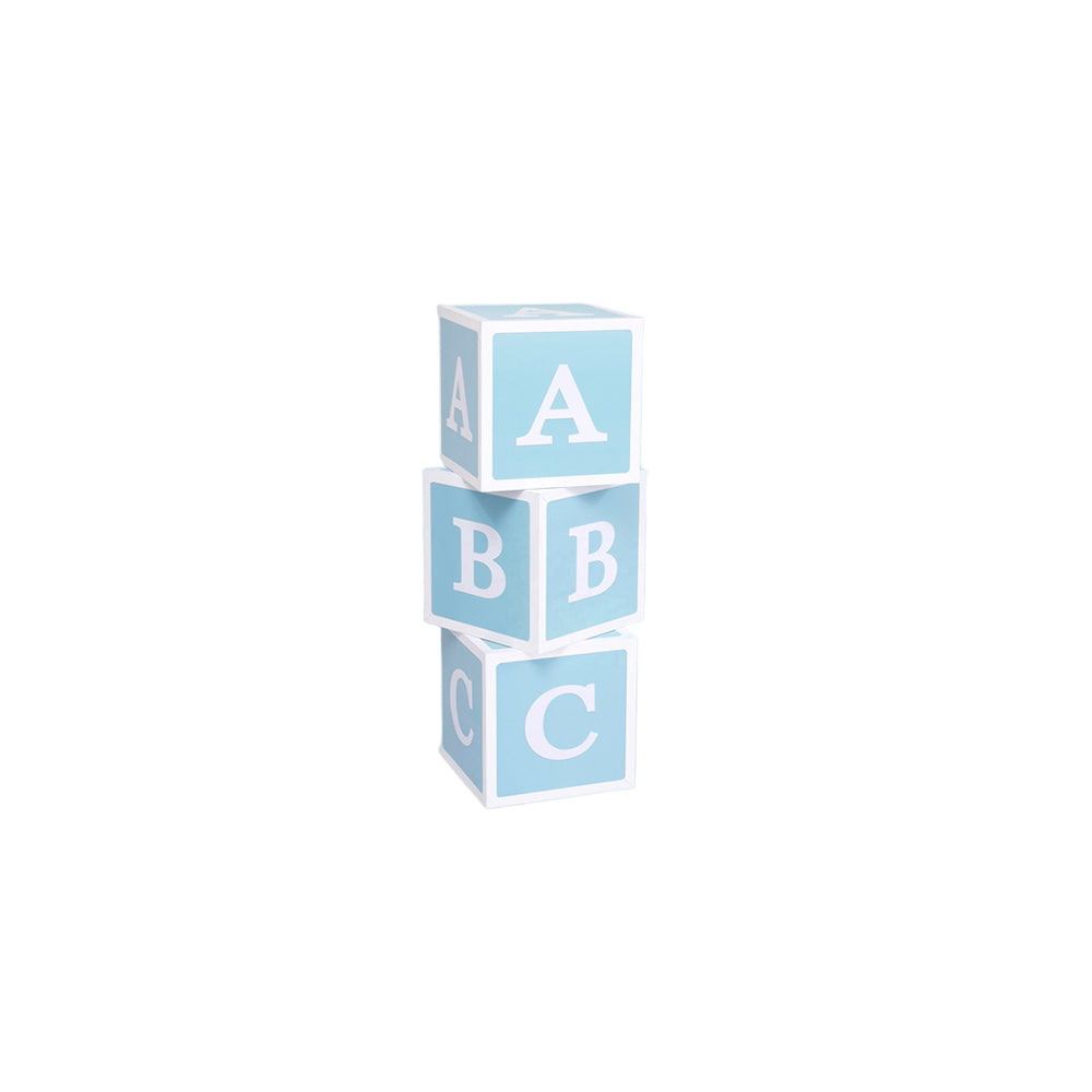 Letter Boxes A-Z for Boys Girls Baby Shower Decoration by Super-Event