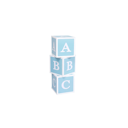 Letter Boxes A-Z for Boys Girls Baby Shower Decoration by Super-Event