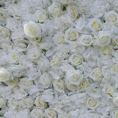 BD-034 2D Fabric Artificial Flower Backdrop Rolling Up Curtain Flower Wall - 8ft*8ft